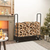 Large Firewood Rack Log Cart With Wheels Firewood Mover for Patio Fireplace Home
