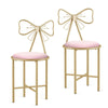 Vanity Stool Chair Gold Glam Dressing Room Make-up Padded Stool Bedroom Bathroom