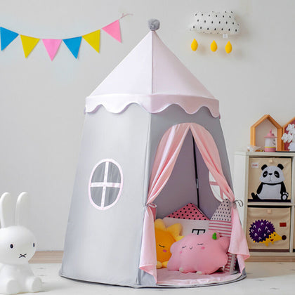 Kids Children Play Tent Baby Pop Up Tent Fairy Princess Girls Playhouse LEDLight