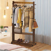 Moveable Clothes Garment Rack Hanging Display Large Capacity Storage Organizer