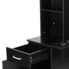 Barber Station Cabinet Wooden Hair Styling Storage Beauty Salon Spa Equipment UK