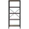 Industrial Style Bookcase Book Shelf Home Office Storage Display Shelving Unit