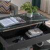 Coffee Table With Storage Lift Top Up Drawer Shelf Wooden Living Room Furniture