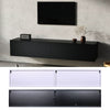 Floating TV Stand Unit Cabinet Wall Mounted High Gloss Entertainment Unit 160cm