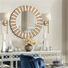 Decorative Wall Mirror Circle Hanging Mirror Apartment Restroom Vanity Mirror UK