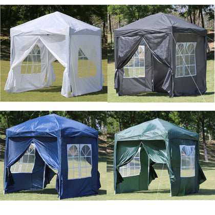 2X2m 3X3m Pop-up Gazebo Marquee Canopy Outdoor Garden Tent Pergolas Sun Shade