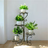 Small Medium Large Multi Tier Tiered Plant Stand Carbonized Shelf Holder Flower