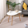 Simple Coffee Table White Sofa Side Table End Table for Living Room Modern