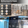 8 Panel Pet Playpen Indoor Outdoor Exercise Dog Fence Dog Folding Playpen Kennel