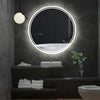 600mm Round Bathroom Mirror Smart LED Backlit Antifog Shower Room Mirror Memory