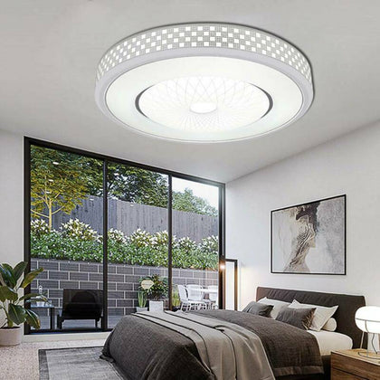 Round LED Ceiling Down Light Panel Kitchen Bathroom Lamp Bedroom Decor Light