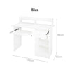 Modern White Computer Desk Drawer Laptop PC Table Home Office Workstation UK