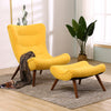 Occasional Sleeper Lazy Sofa Chair Orthopedic Lounge Recliner Chair w/ Footstool