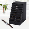 Large 10 Layers Jewellery Boxes Storage Drawer Cabinet Earing Necklace Organizer