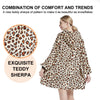 Hoodie Blanket Reversible Oversized Ultra Plush Sherpa Giant Hooded Sweatshirt
