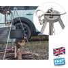 LEVEL Outdoor Camping Tripod Campfire Picnic Pot Roast Camp Fire Dutch Oven Cook