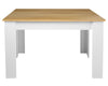 Wood Dining Table and Chairs 4 / 6 Set Pu Leather Seat Kitchen Room Furniture