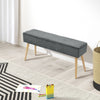 Stylish Upholstered Dining Bench Window Seat Bedroom Living Room Bed End Stool