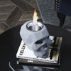 Desktop Skull Bio Ethanol Fire Pit Portable Abstract Human Head Fireplace Burner