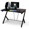 Gaming Computer Desk Ergonomic PC Racing Table Study Workstation W/ Arc Desktop