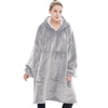 Hoodie Blanket Reversible Oversized Ultra Plush Sherpa Giant Hooded Sweatshirt
