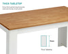 Wood Dining Table and Chairs 4 / 6 Set Pu Leather Seat Kitchen Room Furniture