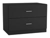 Orlando 2 Drawer Wooden Kids Bedroom Chest Cabinet Modern Storage Cupboard Wide