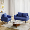 Upholstered Armchair 2-Seater Sofa Couch Fabric Padded Living Room Furniture