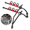3 BIKE CARRIER FOR CAR TRUNK MOUNT RACK BICYCLE STAND CYCLE UNIVERSAL CAR RACK