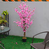 Large Artificial Pink Blossom Tree 5FT in Pot IndoorOutdoor Tree Cherry Plant UK