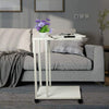 Mobile Sofa Side End Coffee C Table Laptop Stand Rolling Castors Storage 2 Layer