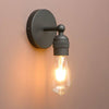 Pair Retro Industrial Wall Sconce Lights Vintage Bare Holder Fitting Wall Lamps