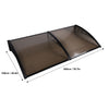 Door Canopy Awning Shelter Front Back Outdoor Porch Patio Window Roof Rain Cover