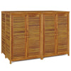 Garden Storage Box 140x87x104 Solid Wood Acacia L2N4