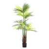 Large Artificial Tree Palm Foliage Green Potted Plant Outdoor Home Office Decor