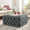 Square/Round Coffee Table Chesterfield Footstool Pouffe Upholstered Bench Seats