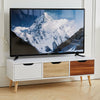 Modern TV Unit Wooden Media Stand Cabinet Storage Shelf 3 Large Drawers Racking