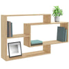 Wall Shelves Set Display Shelves Bookshelf Storage Unit Stylish Space Saving