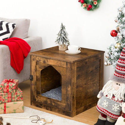 Cat Litter Box Enclosure Hidden Litter Box Furniture Enclosed Cat House