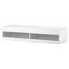 Modern 140CM TV Unit Cabinet White TV Stand High Gloss W/ RGB LED Lights Drawers