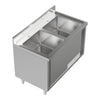 Double Bowls Kitchen Sink Cabinet Catering Stainless Steel Sink Cupboard Door UK