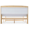 Kids Bed 4FT6 Double Size Bed Solid Pine Wooden Bed Frame w/Storage Headboard QS