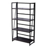 4 Tier Bookshelf Home Office Industrial Bookcase Wooden Storage Display Shelves