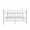 Panana 4ft Small Double & 4ft 6 Double Classic Metal Bed Frames in Black/White