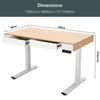 Electric Standing Desk Computer Home Office Desk Adjustable Height Table Stand
