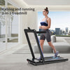 LED Display Folding Electric Walking Running Machine Treadmill Fitness QR