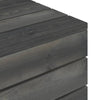 6 Piece Garden Pallet Set Solid Pinewood Dark Grey T9U8