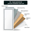48x24in Rectangle Bathroom Mirror LED Vanity Dimmable Anti-Fog Makeup Wall Mount