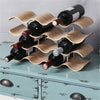 Kitchen Bar Stackable Wine Rack Table Wood Standing Bottles Holder Shelf Cabinet