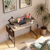 100cm Long Computer Desk w/ Pocket and Hooks for Headphone PC Writing Table